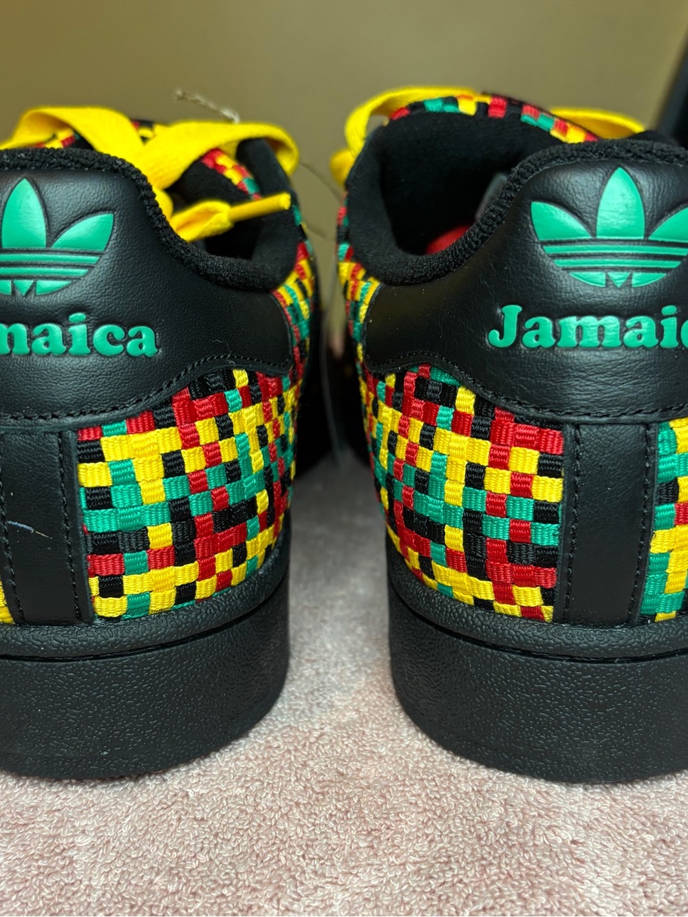 Adidas Superstar II Bob Marley Jamaica Woven Black Red Green Gold IH9785 (10.5) - Picture 8 of 9